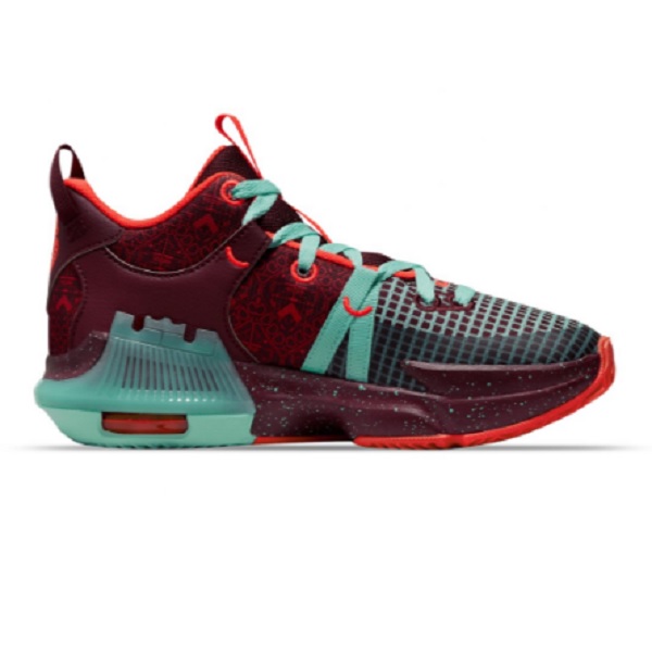 Tenis Nike Lebron Witness VII SE Rojo/verde/naranja Basketball Mujer