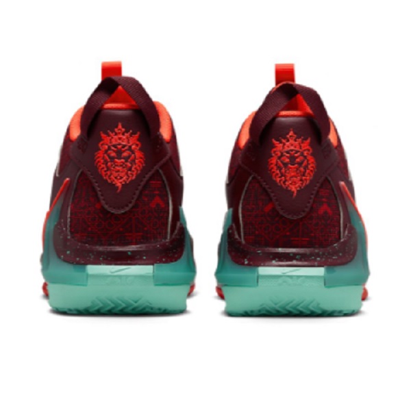 Tenis Nike Lebron Witness VII SE Rojo/verde/naranja Basketball Mujer