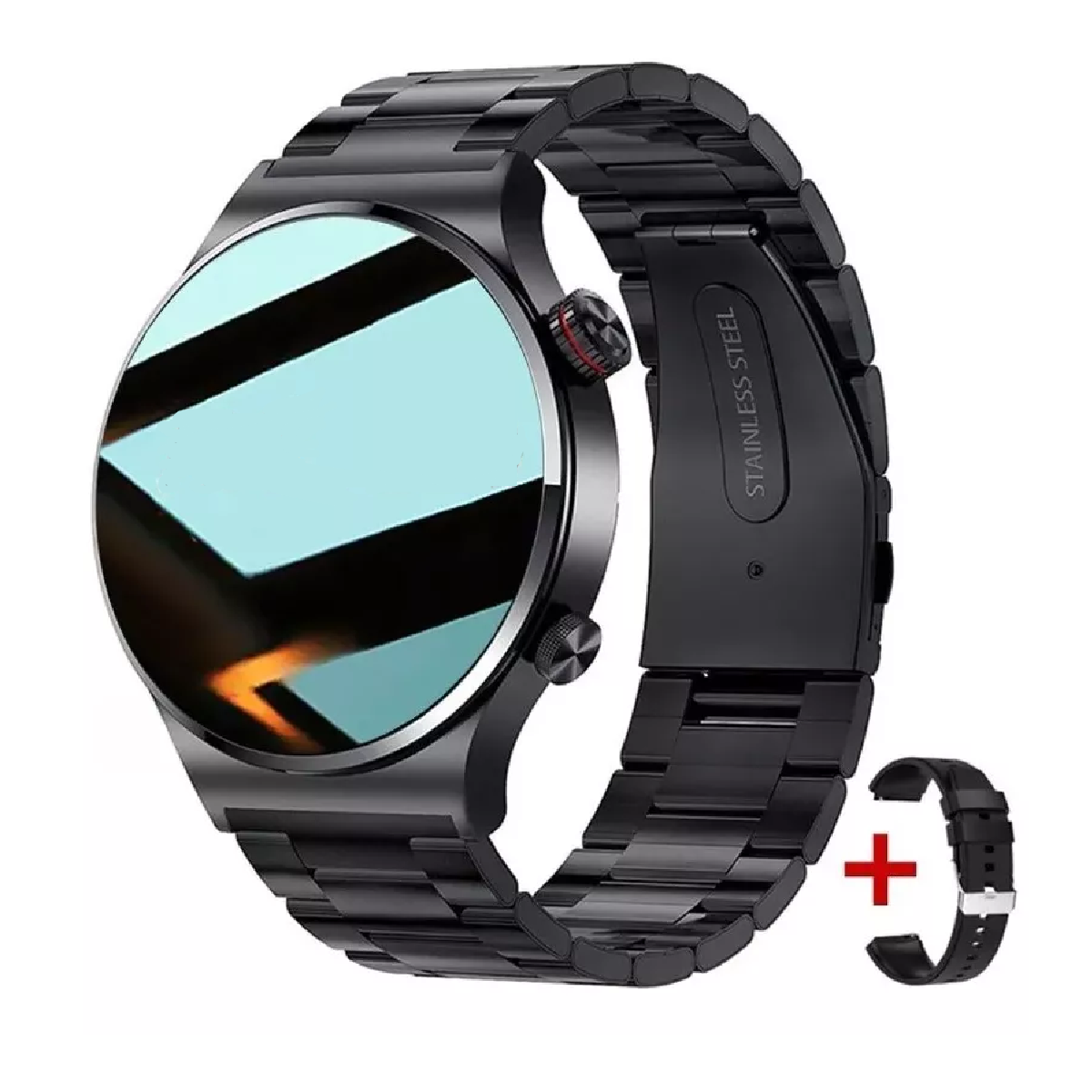 Reloj Inteligente Hombre Bluetooth Llamada Deporte Negro