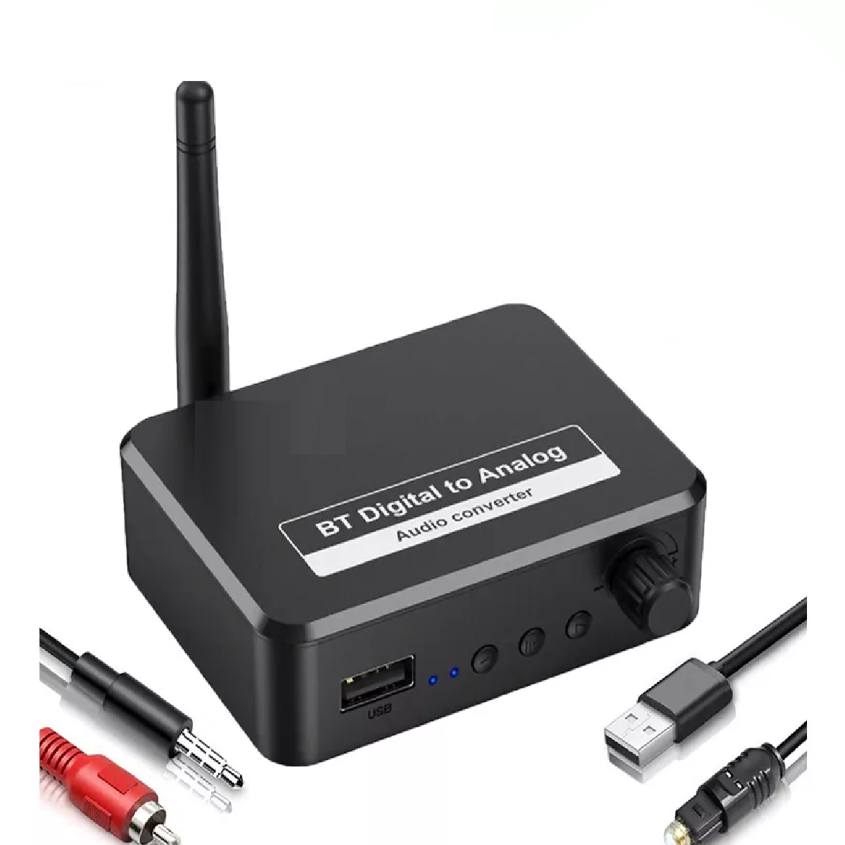 Rca Receptor Bluetooth 5.1 ,convertidor Digital A Analógico