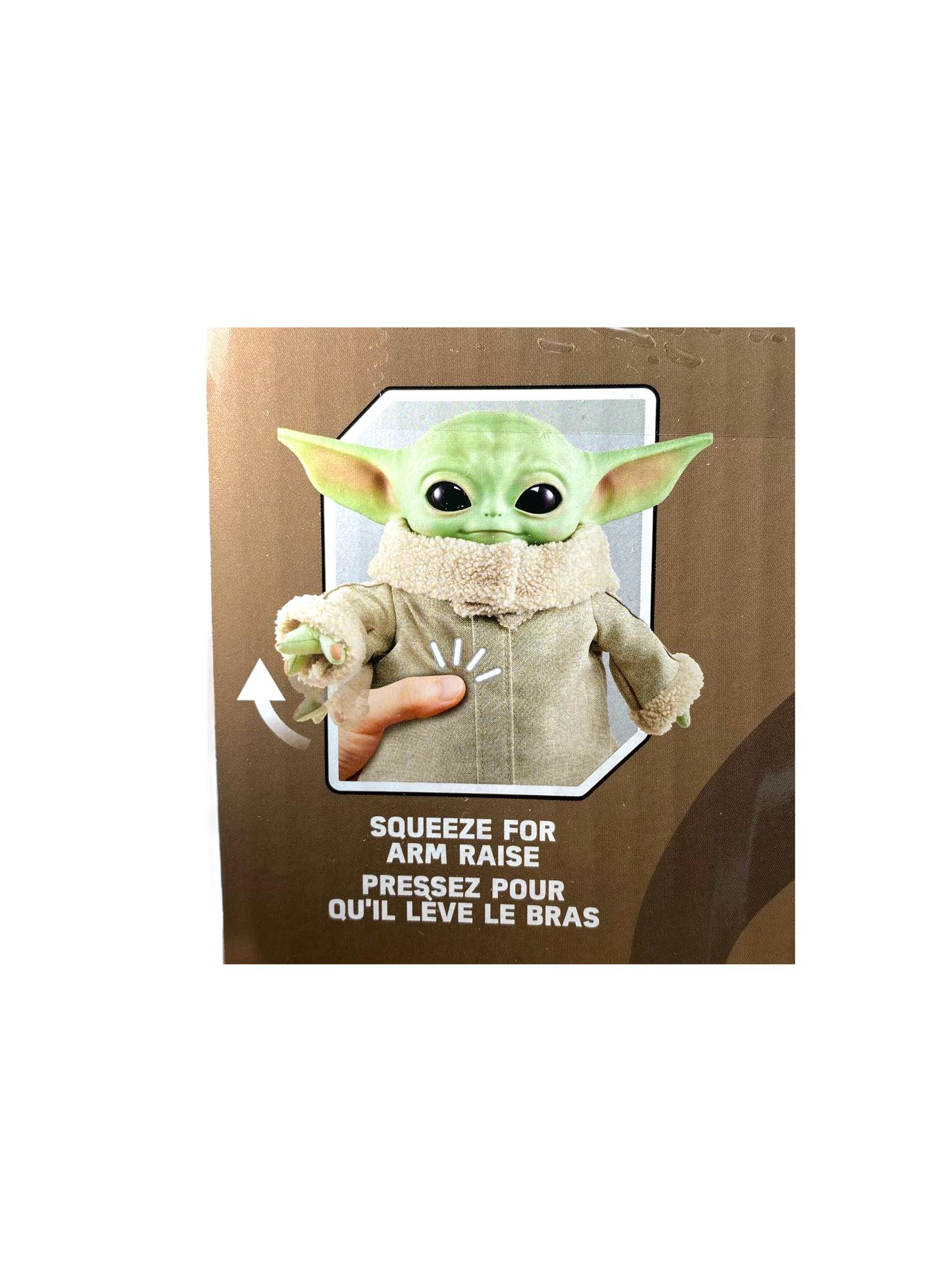 Mattel Star Wars Baby Yoda Peluche Con Sonido Y Movimiento.