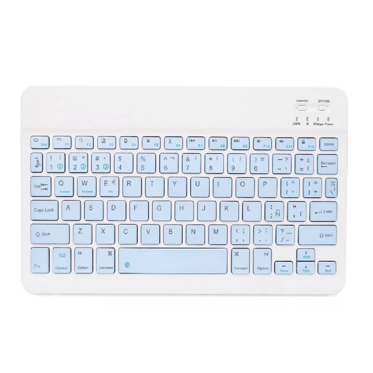 Teclado discount inalambrico azul