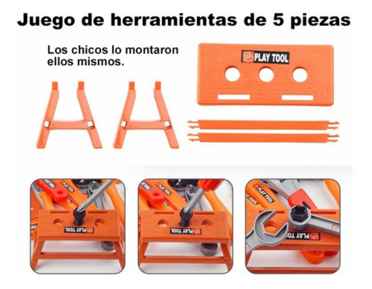 Juego De Herramientas De Juguete Para Niños 37 pz