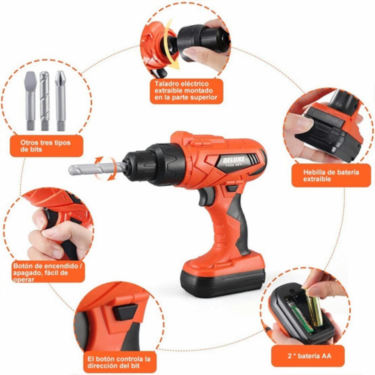 Juego De Herramientas De Juguete Para Niños 37 pz