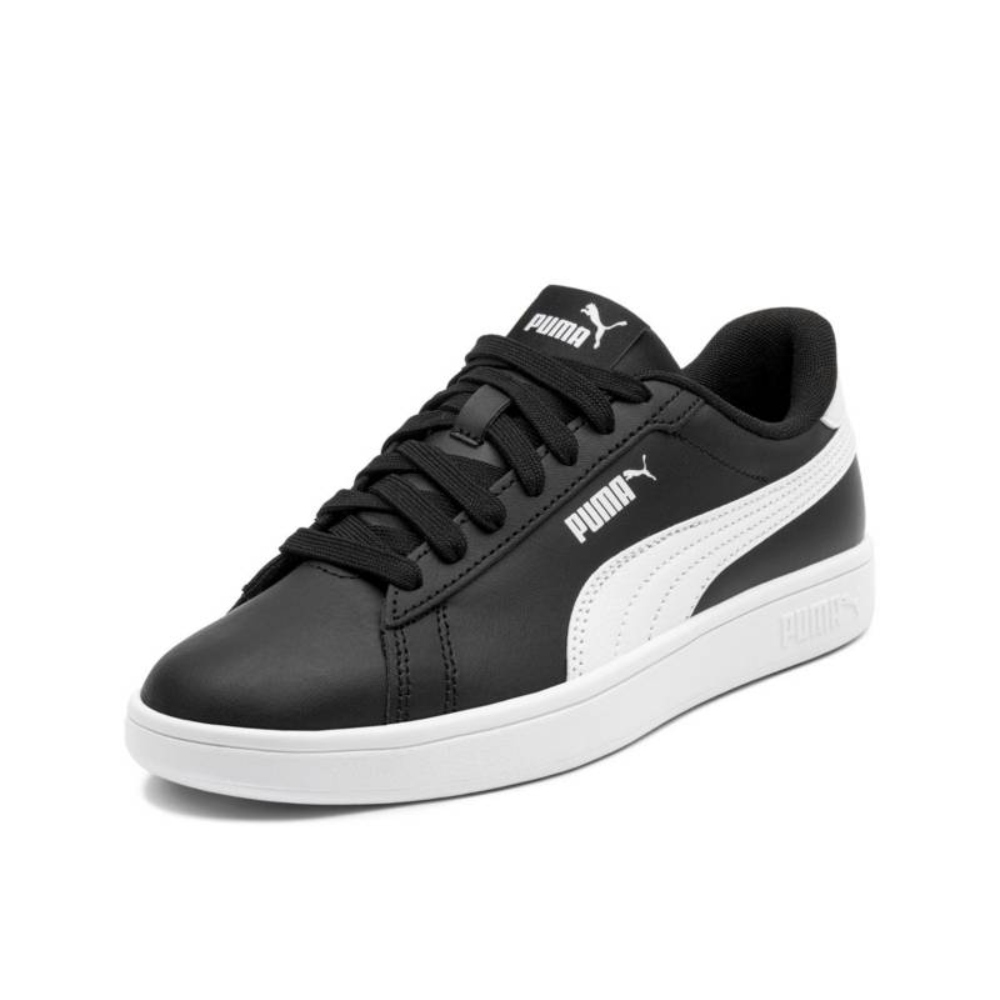 Tenis Casual Puma Smash 3.0 L JR Negro/Blanco Unisex 392031 03