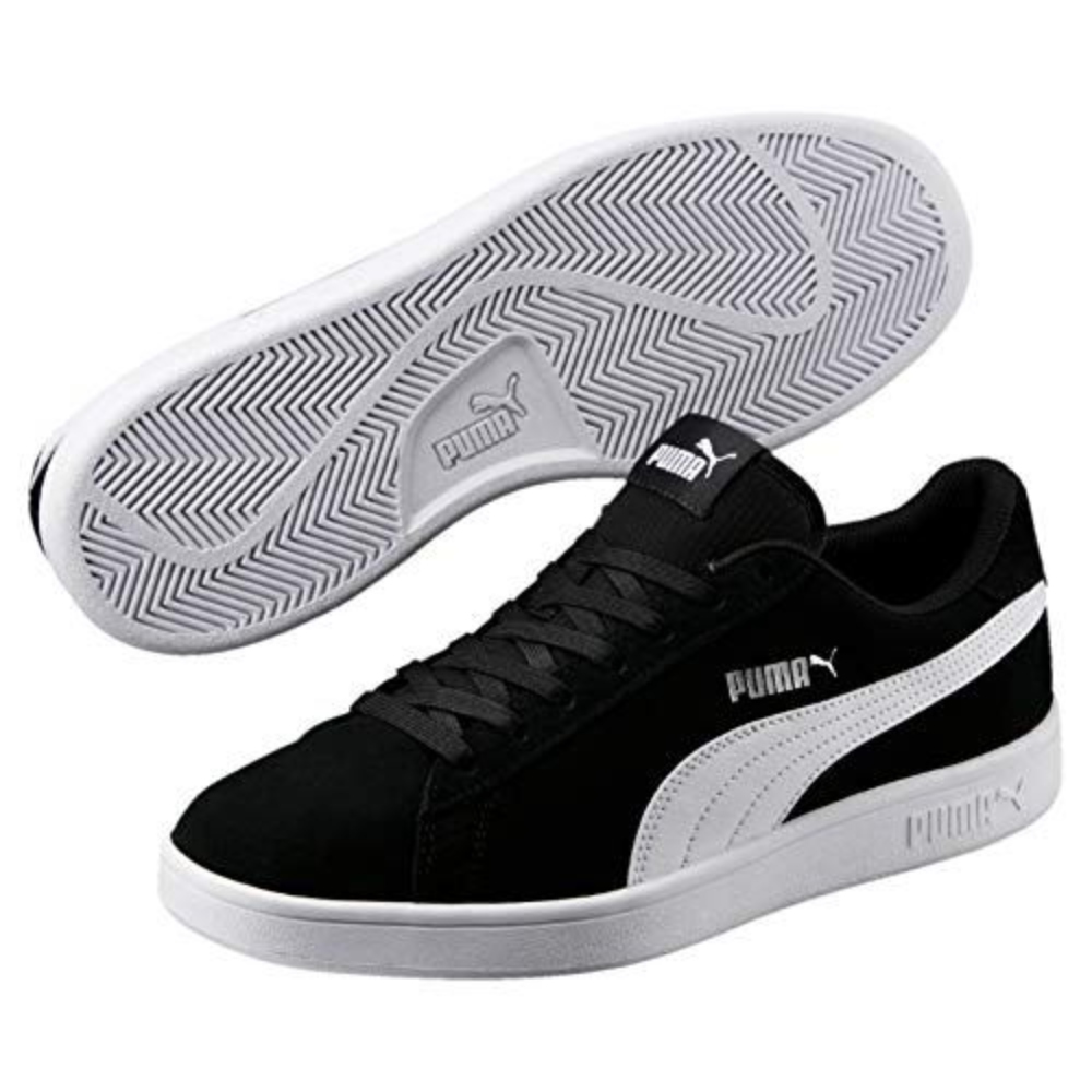 Tenis Casual Puma Smash 3.0 L JR Negro/Blanco Unisex 392031 03