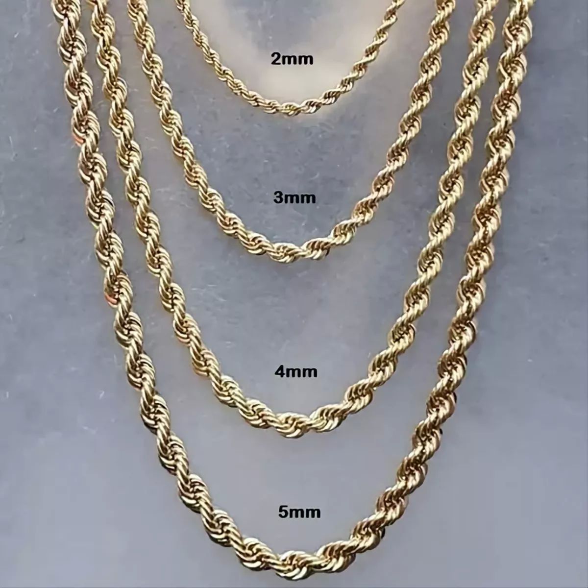 Set Torzal Cadena 65 Cm + Pulsera 18 Cm X 4 Mm Oro 10 K.