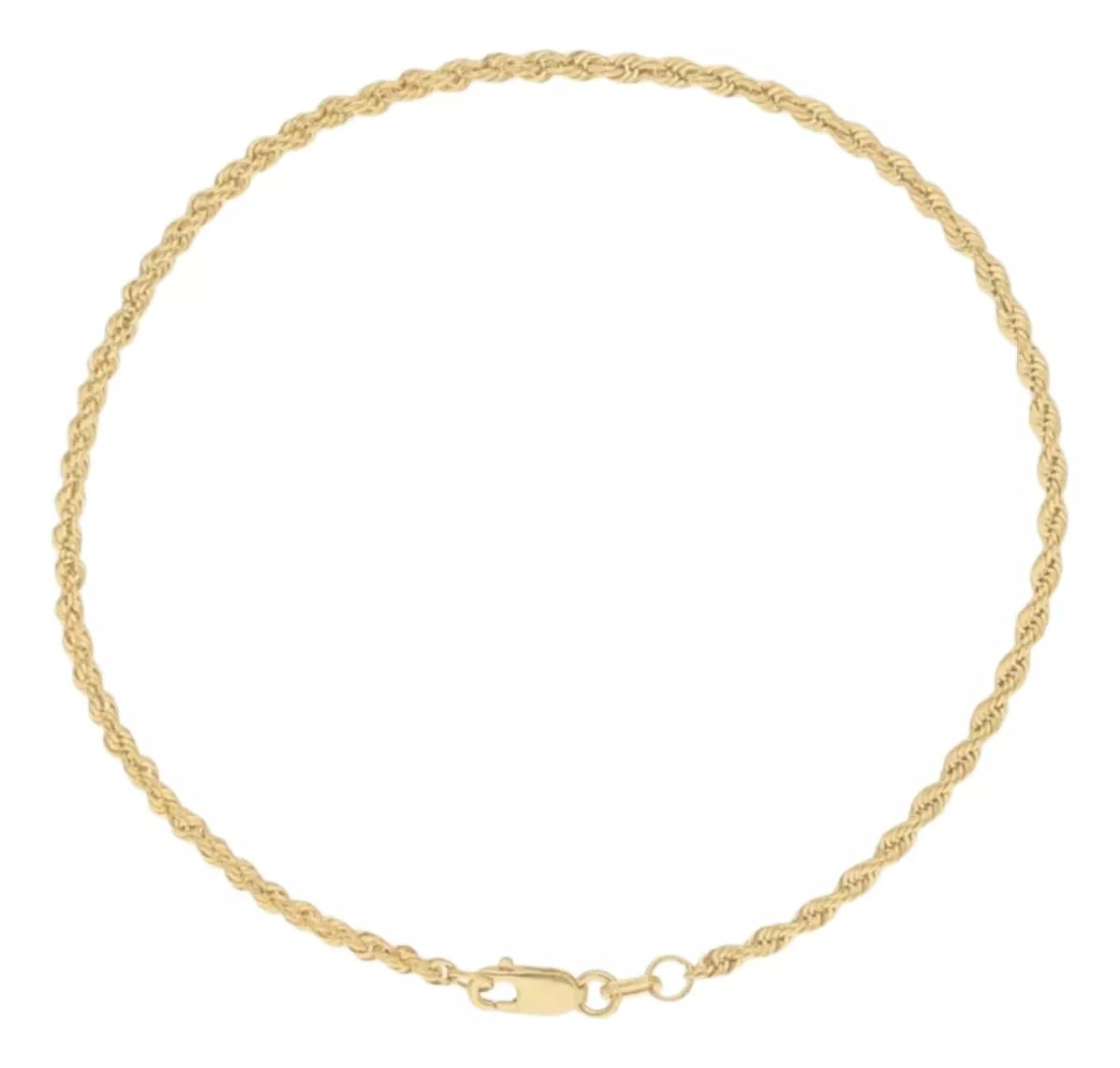 Set Torzal Cadena 65 Cm + Pulsera 18 Cm X 4 Mm Oro 10 K.