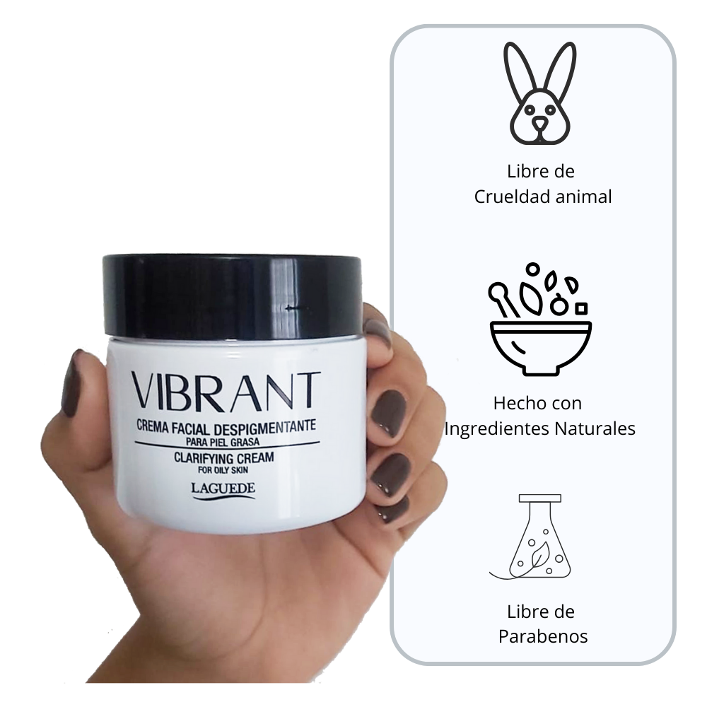 Crema Facial Aclarante de Día Piel Mixta/Grasa FPS/15 50g Laguede  