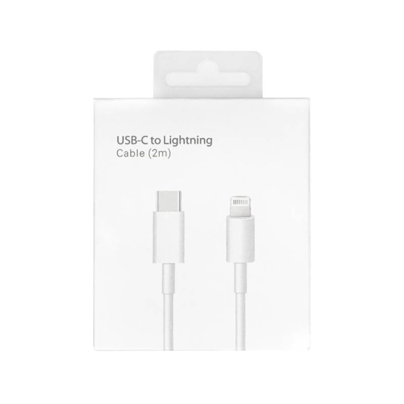 Cargador Para iPhone 5-14 35W Y Cable 2M Caja Tipo C Lightning