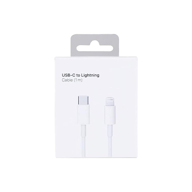 Cargador Para iPhone 5-14 35W Y 2 Cables 1M Caja Tipo C Lightning