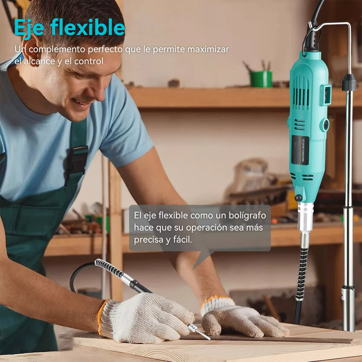 Mini Taladro Mototool Eléctrico Con 215 Pzas Accesorios