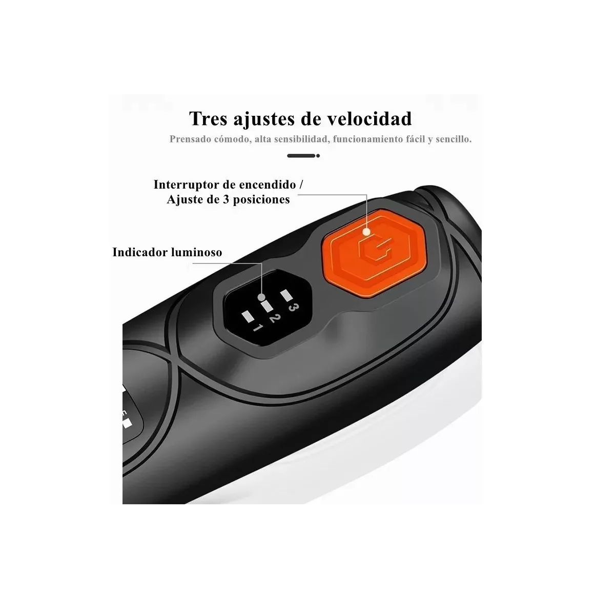 Mini Mototool Inalámbrico Taladro Esmeril Pulido Grabado Negro
