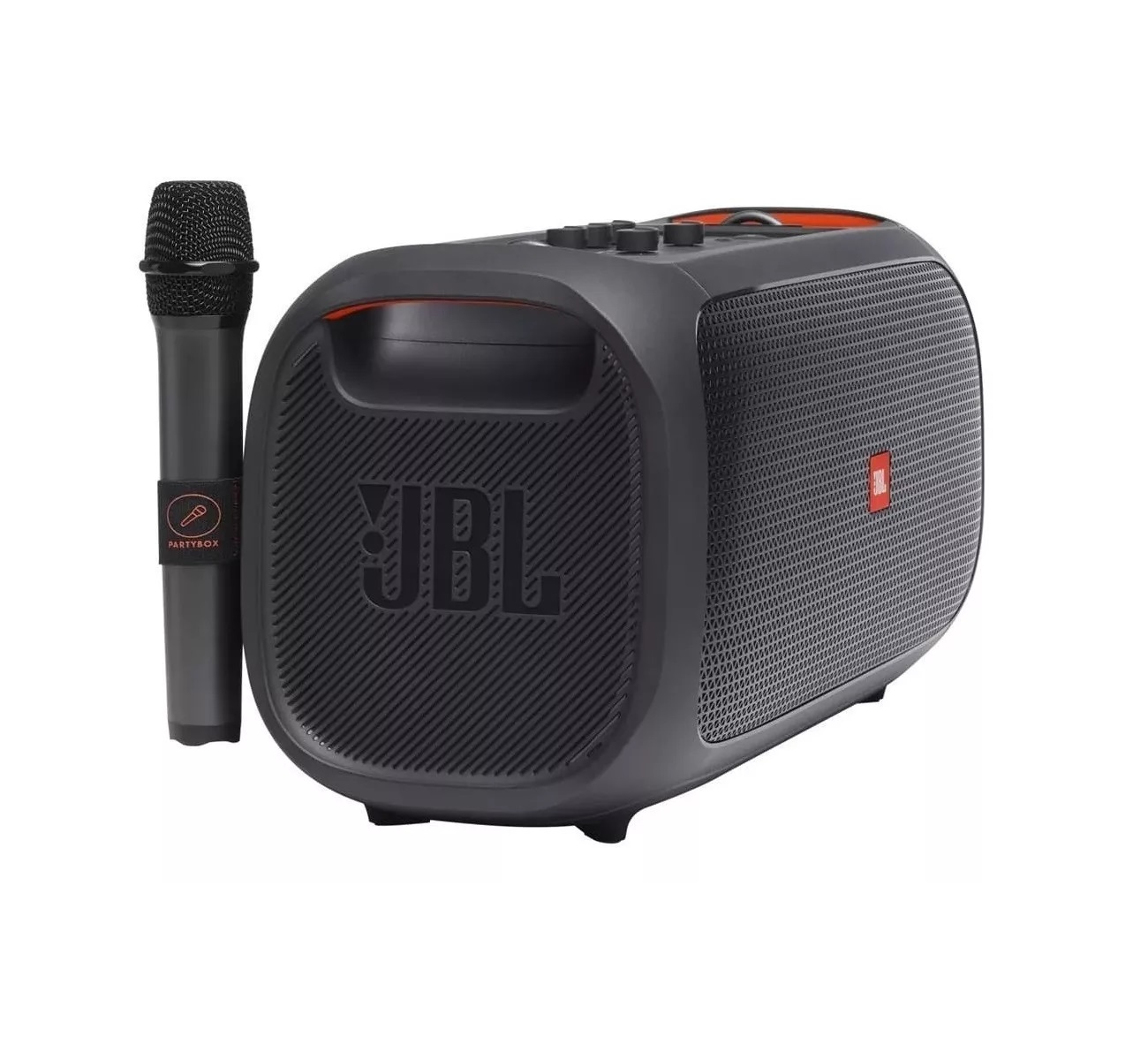 Bocina Inalámbrica Portatil Waterproof JBL Party Box On-The-Go, Bluetooth, Karaoke, Luces Led, 100 W, 100V/240V