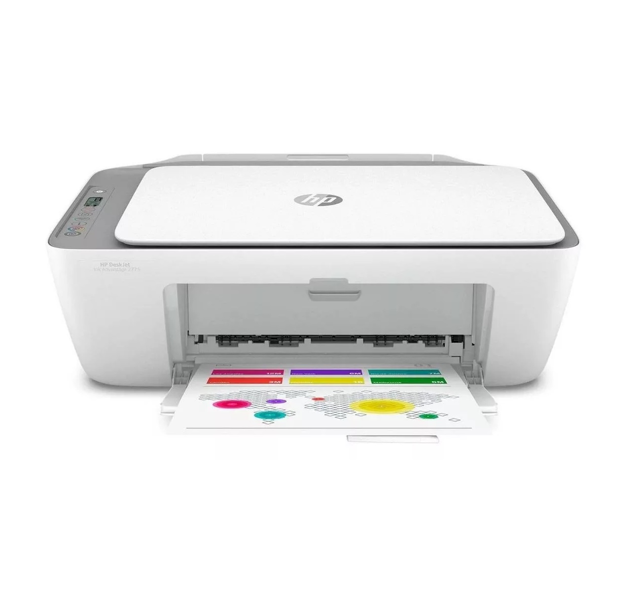 Impresora a Color Multifuncional HP Modelo 2775, Deskjet Ink Advantage De Inyección de Tinta Inalambrica Con Wifi Blanca 100V/240V