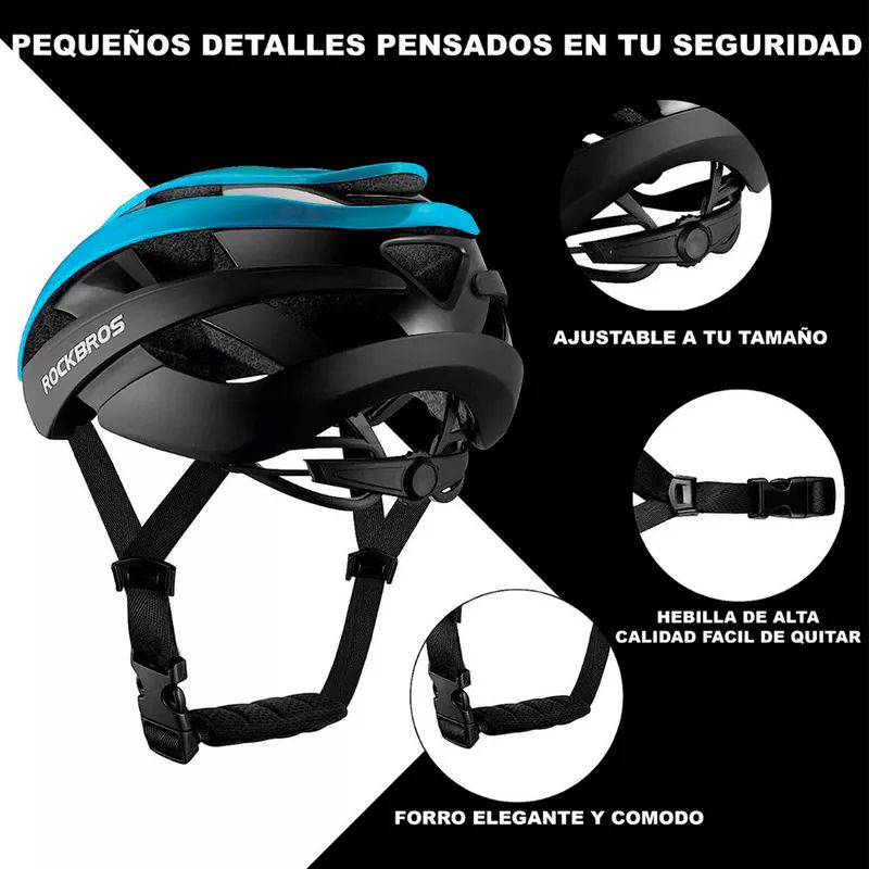 CASCO PARA CICLISMO DE RUTA, URBANO LIGERO UNISEX ROCKBROS