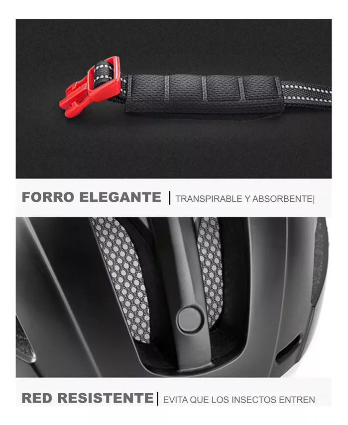 CASCO PARA CICLISMO DE RUTA, URBANO LIGERO UNISEX ROCKBROS