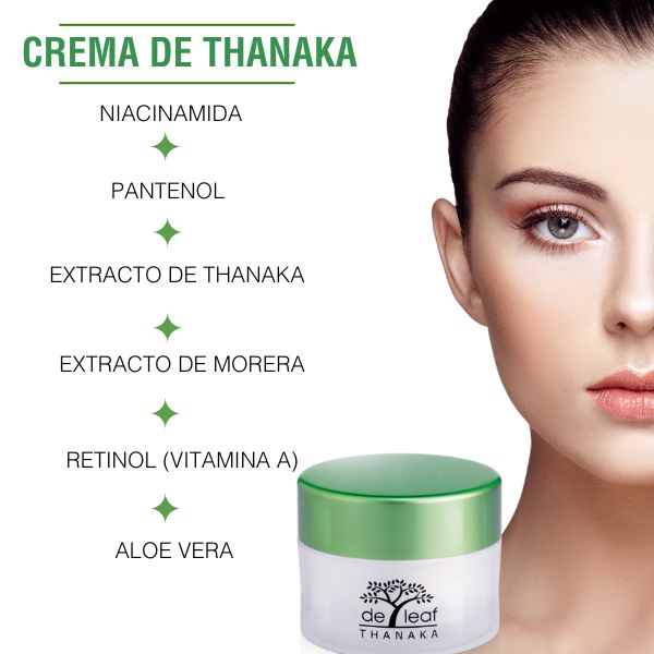 Crema de Thanaka. Elimina manchas en el rostro. recupera el tono natural de tu piel. Aclara tu piel. 