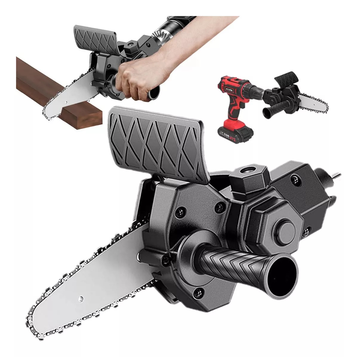 Adaptador De Taladro Sierra Recíproca Para Corte De Madera