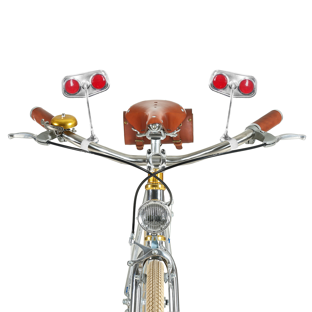 Par De Espejos Bicicleta  Rectangulares Con Reflejantes