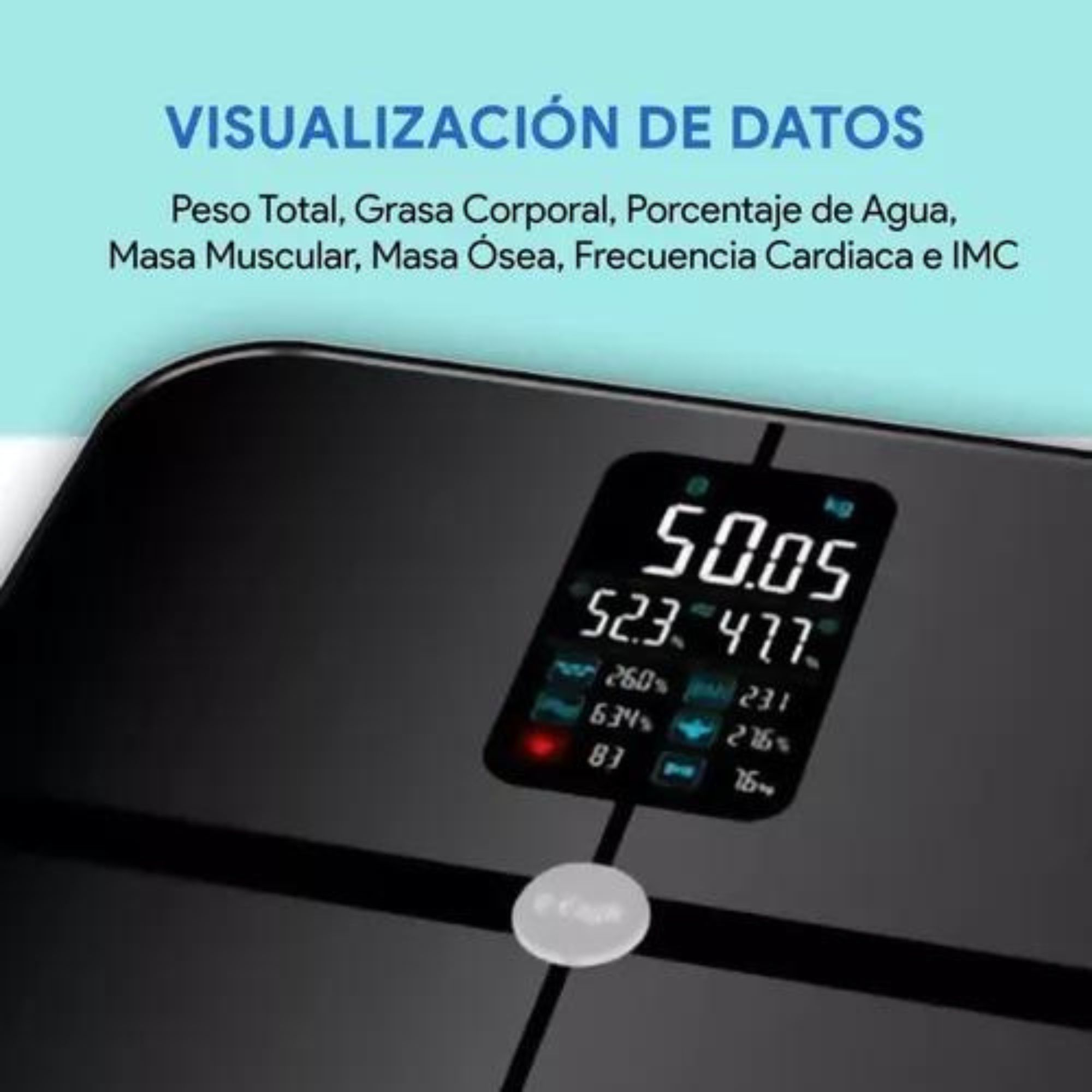 Bascula Digital Composición Corporal App Inteligente Human