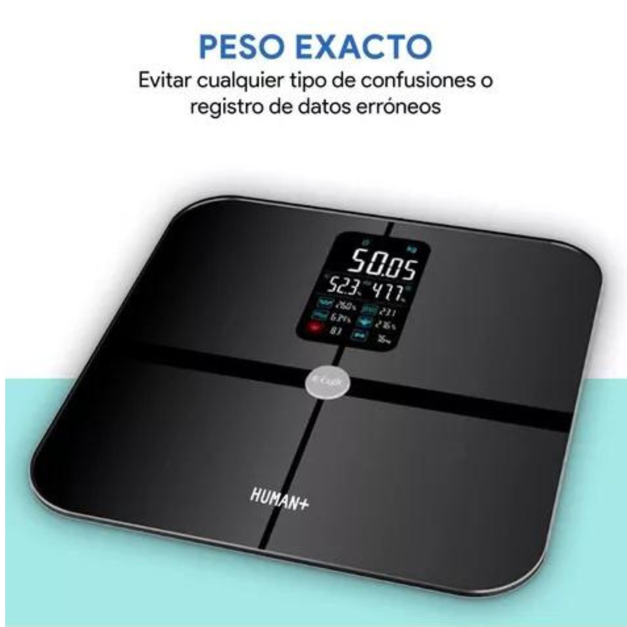 Bascula Digital Composición Corporal App Inteligente Human