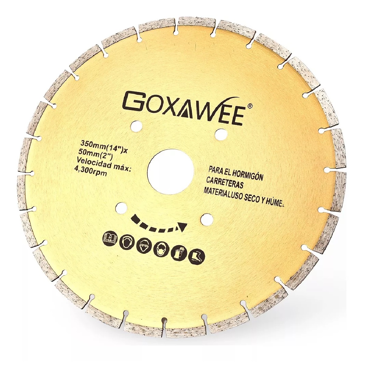  Disco De Corte Diamante Para Concreto Hormigón 14"