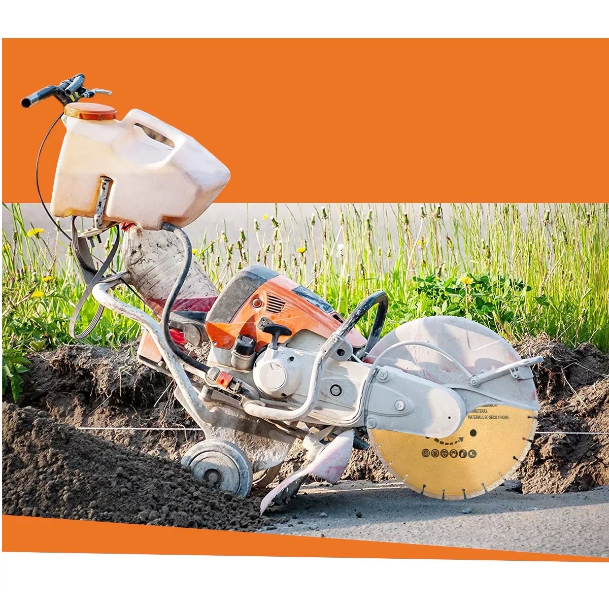  Disco De Corte Diamante Para Concreto Hormigón 14"