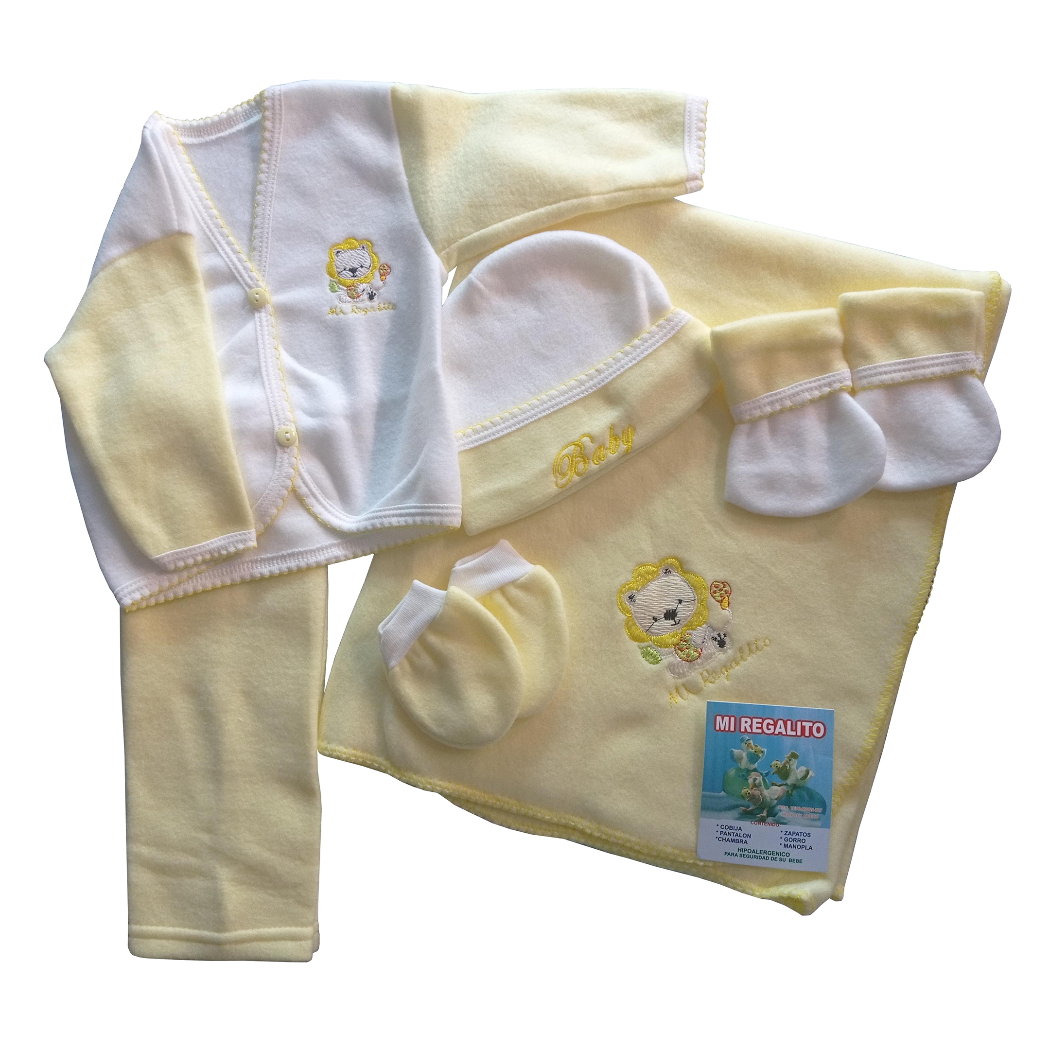 Set De 6 Piezas Para Bebé 0-3 Meses