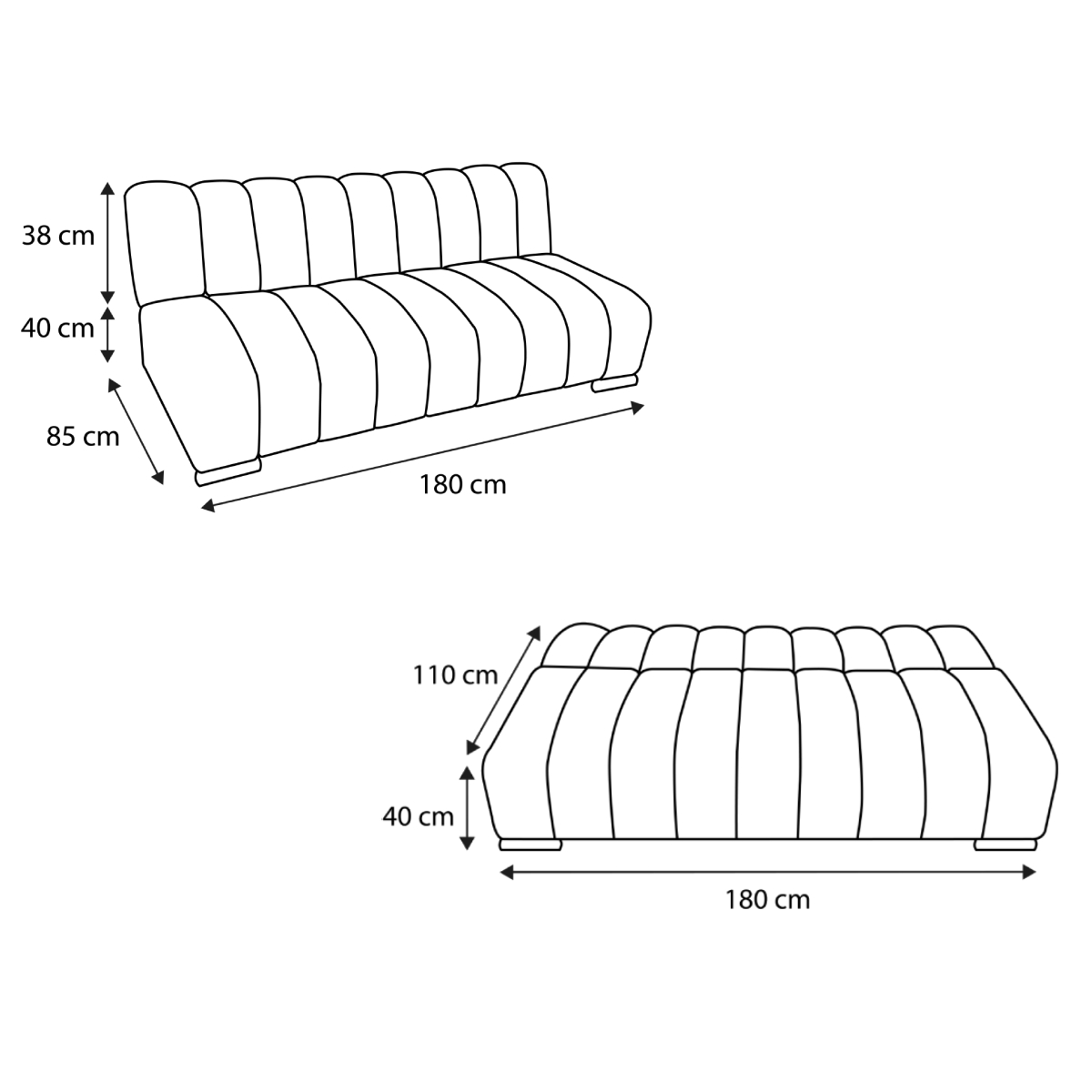 Sofá Cama Salas Modernas Minimalistas Capitonado Sofacamas Bismarck