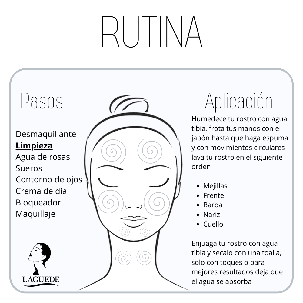 Jabón Natural Laguede  Exfoliante de Avena y Miel 90g 4 piezas