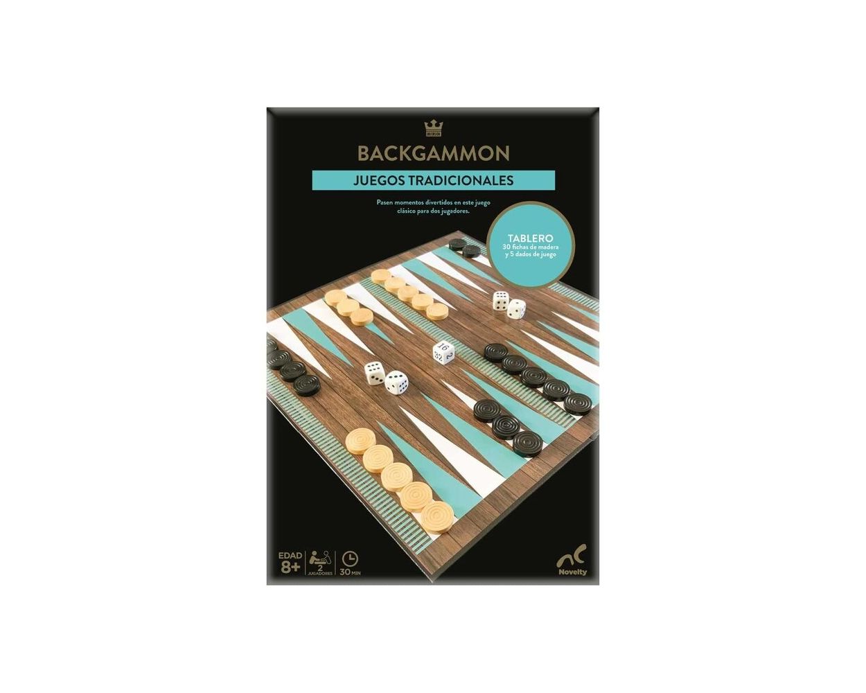  Backgammon Clásico Novelty