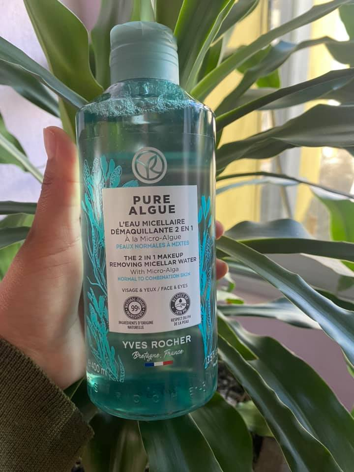 Agua Micelar Yves Rocher Pure Algue 400ml