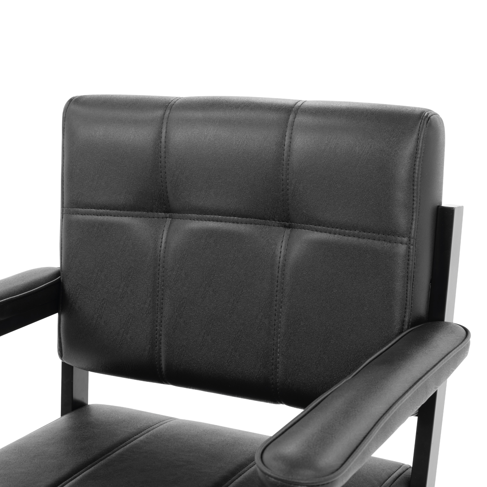 Silla de Salón Belleza Onof Altura Ajustable Respaldo Acolchado Giratoria 360 Graados Bomba Hidráulica