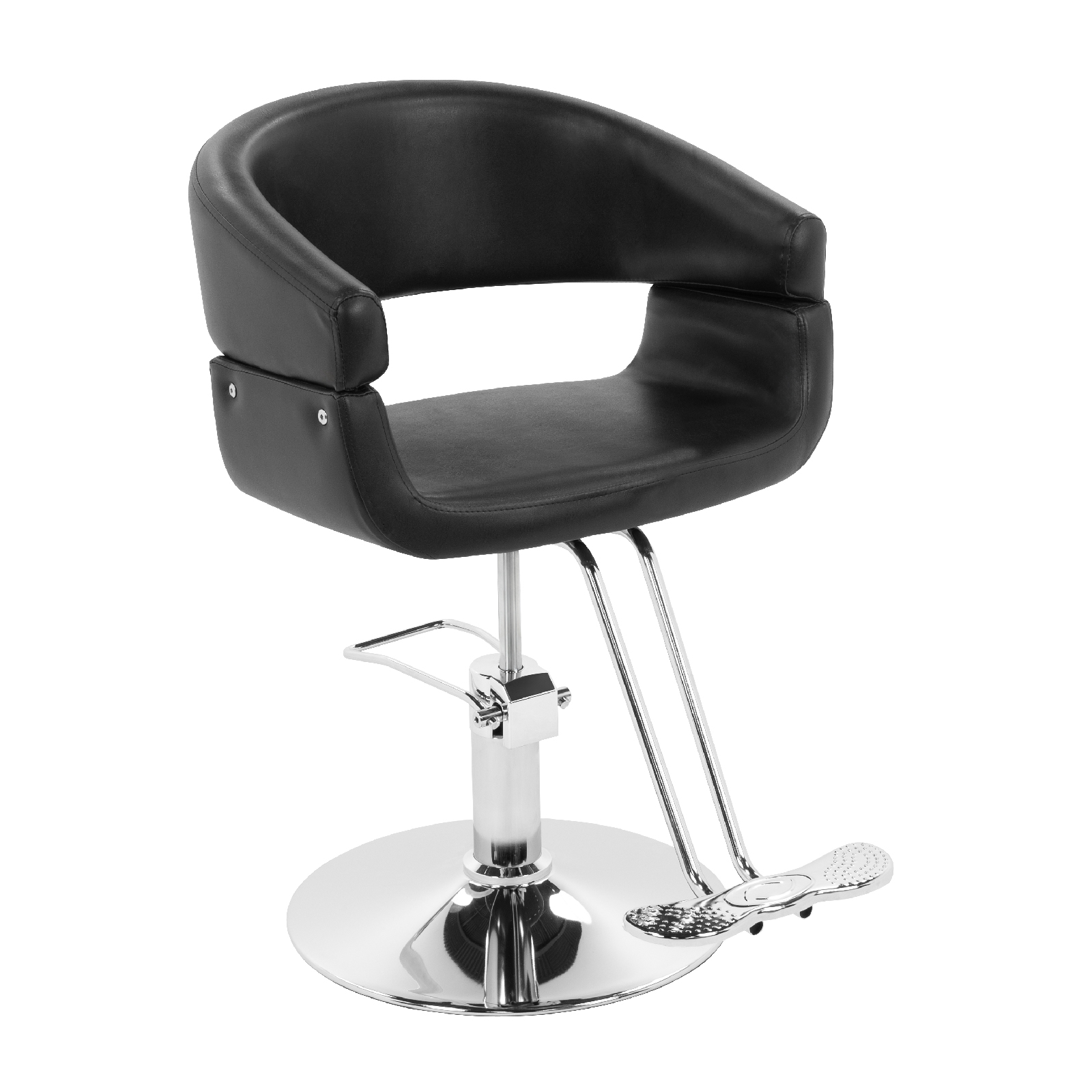 Silla de Peluquería Onof Estilo Minimalista Base Redonda con Bomba Hidráulica