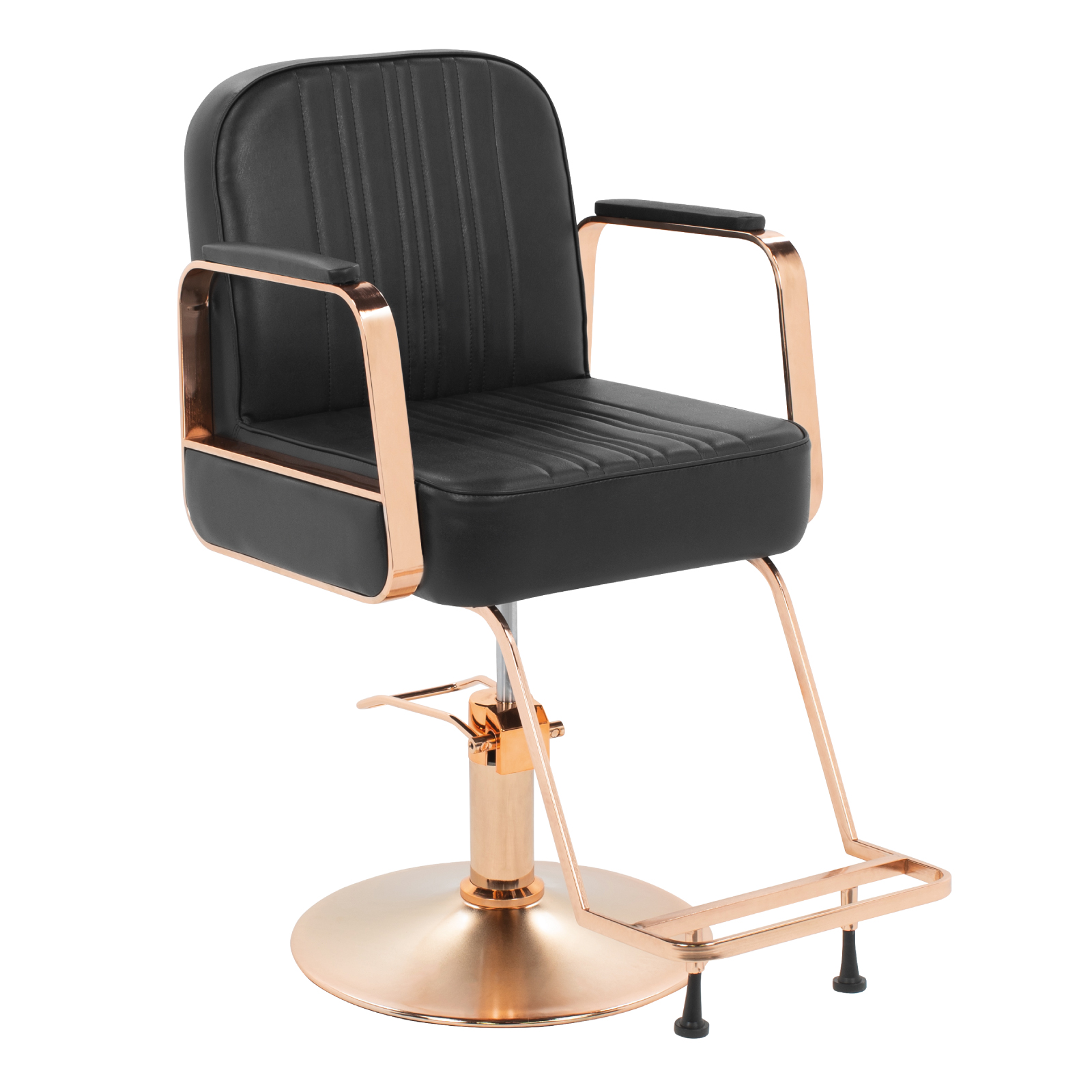 Silla Premium de Barberia Onof  Asiento Giratorio 360 Grados Altura Ajustable Base Redonda