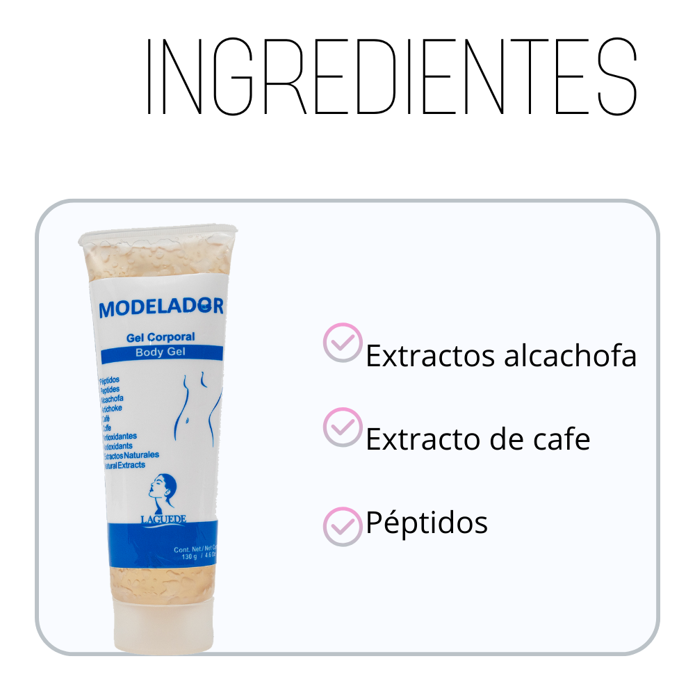 Gel Modelador Tonificante Corporal Y Jabón de Romero Laguede 2 Kits