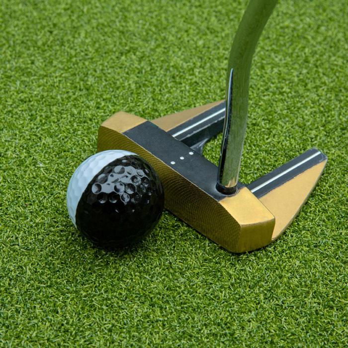 Bolas de golf bicolor MXLFB-005-1 5 Pzas 4cm Diámetro Golf Minigolf Caucho Sintético Blanco y Negro, GolfBicolor