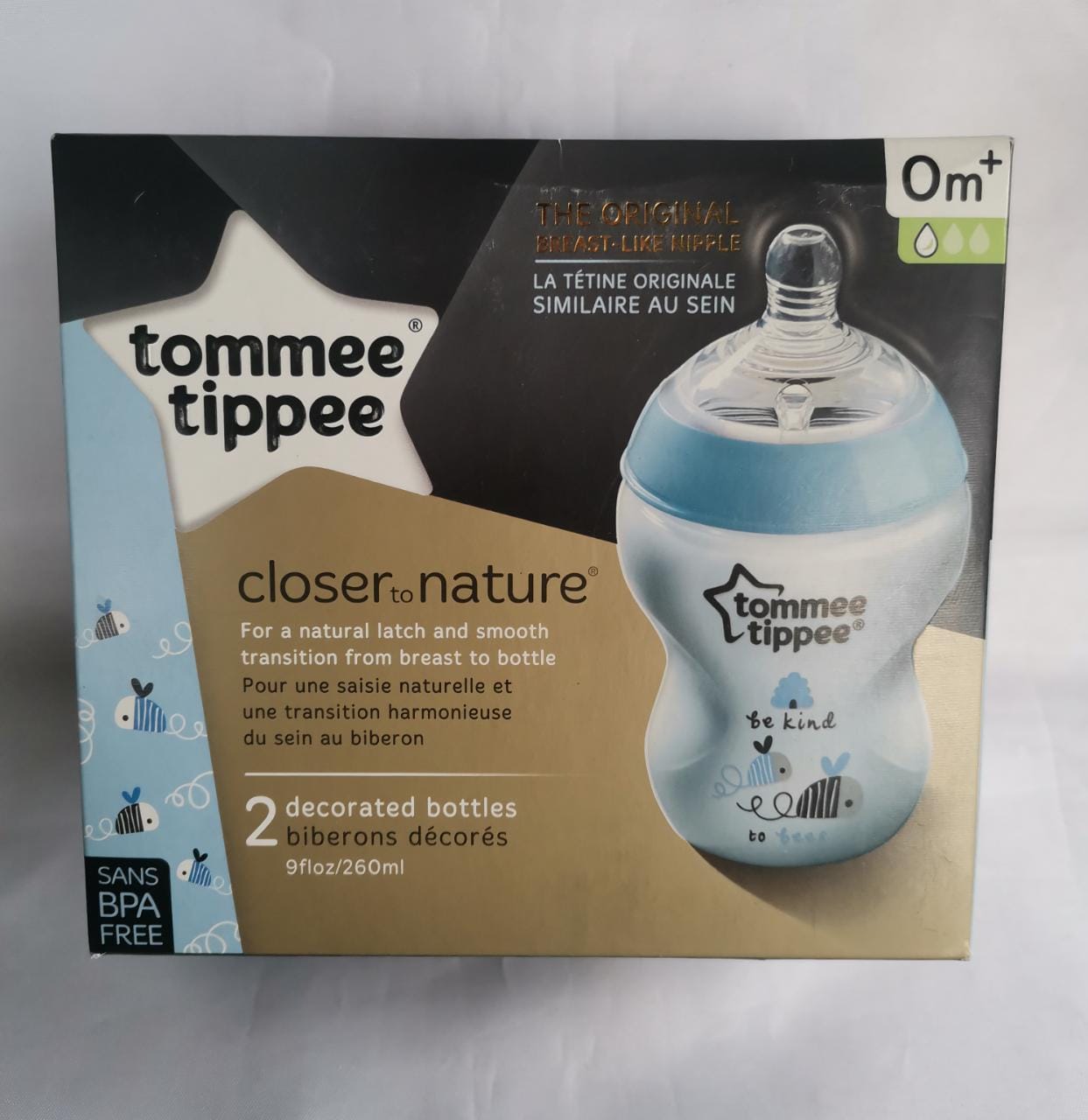 Set 2 Biberones Decorados Anticólico Tommee Tippee 0m+