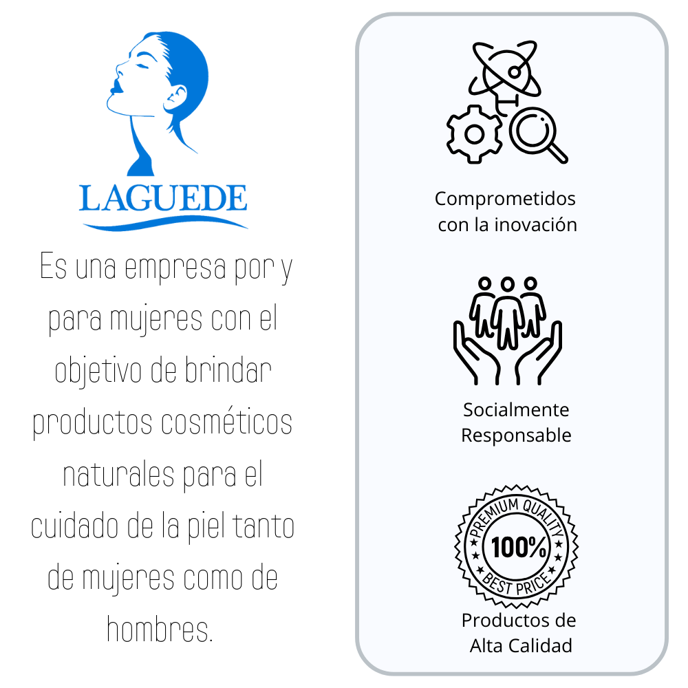 Kit Facial Exfoliante Aclarante Antiedad Crema Día + Gel Noche + Y Jabón Avena Laguede Piel Seca/Normal .