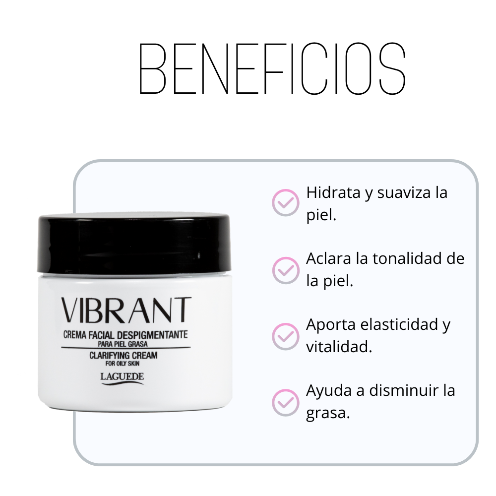 Kit Facial Anti-Puntos Negros Aclarante Crema Día + Gel Noche + Jabón Carbón Activado Laguede Piel Mixta/Grasa
