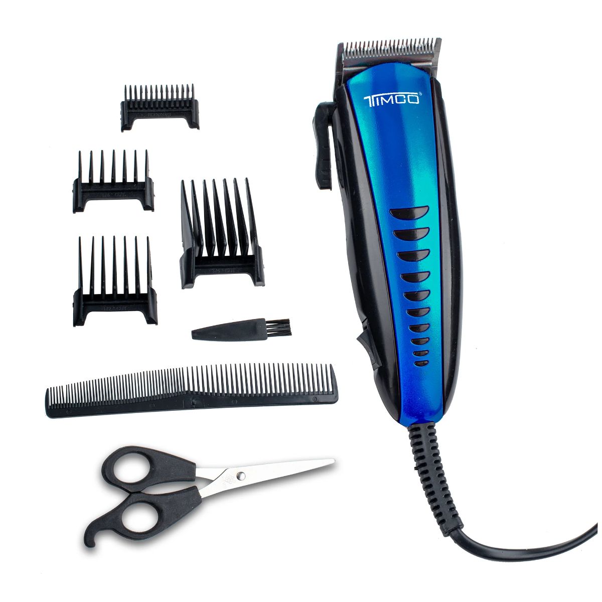 Recortadora de Cabello Kit Domestico Azul Timco