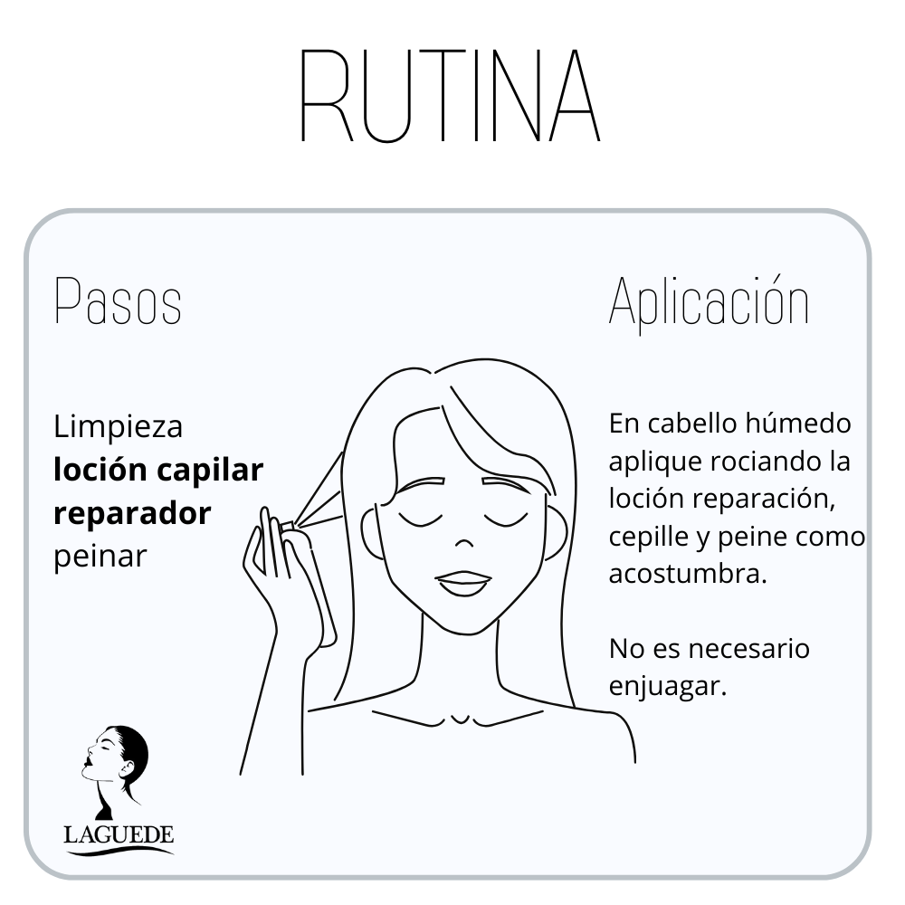 Loción Capilar Natural Reparación Laguede .