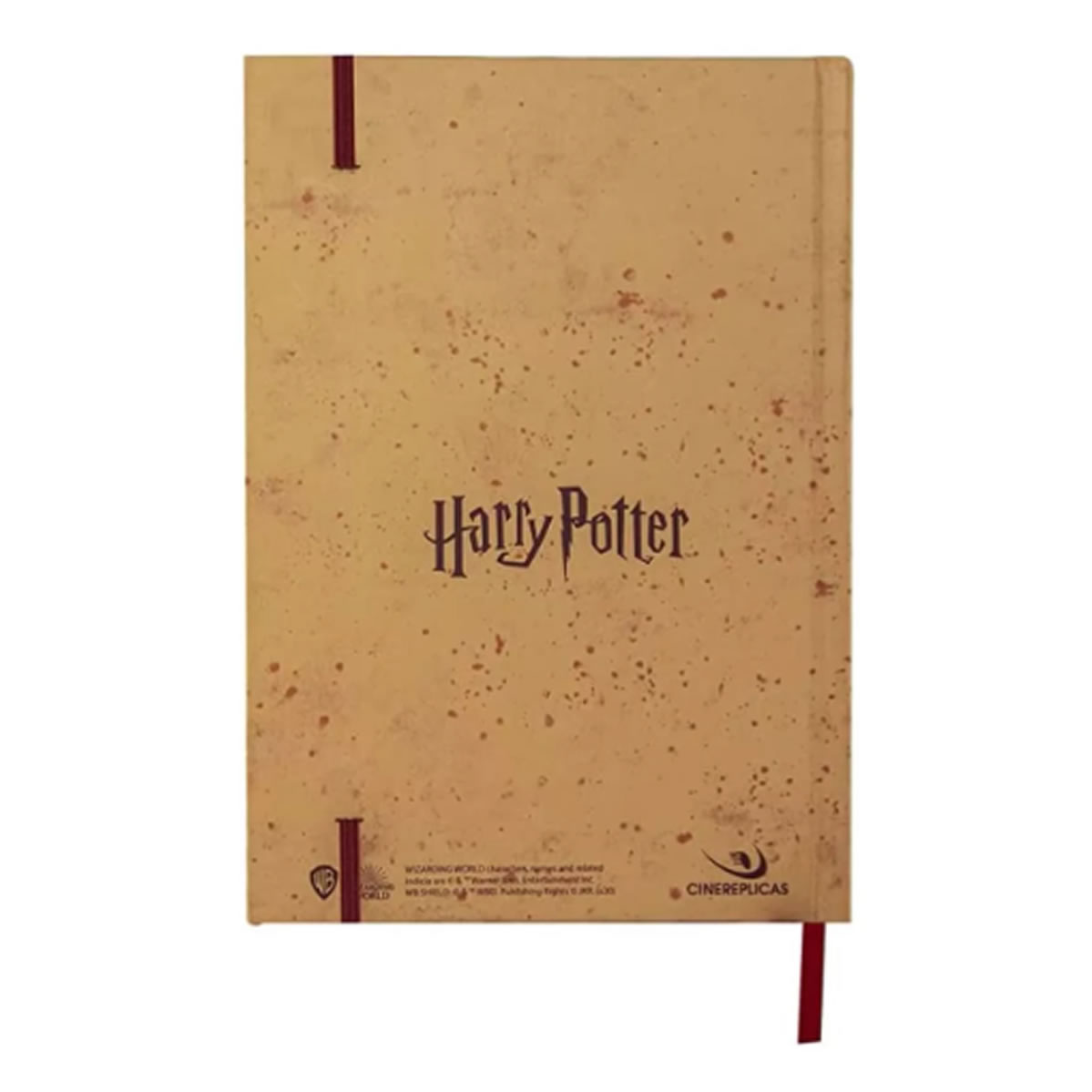 Libreta Harry Potter Mapa Del Merodeador, Incluye Mapa