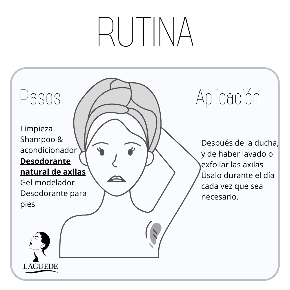 Desodorante Aclarante Natural en Barra 3 Unidades Laguede para toda la Familia