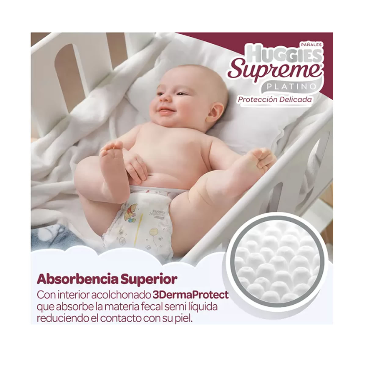 Pañales Huggies Supreme Etapa 2, 120 pzs