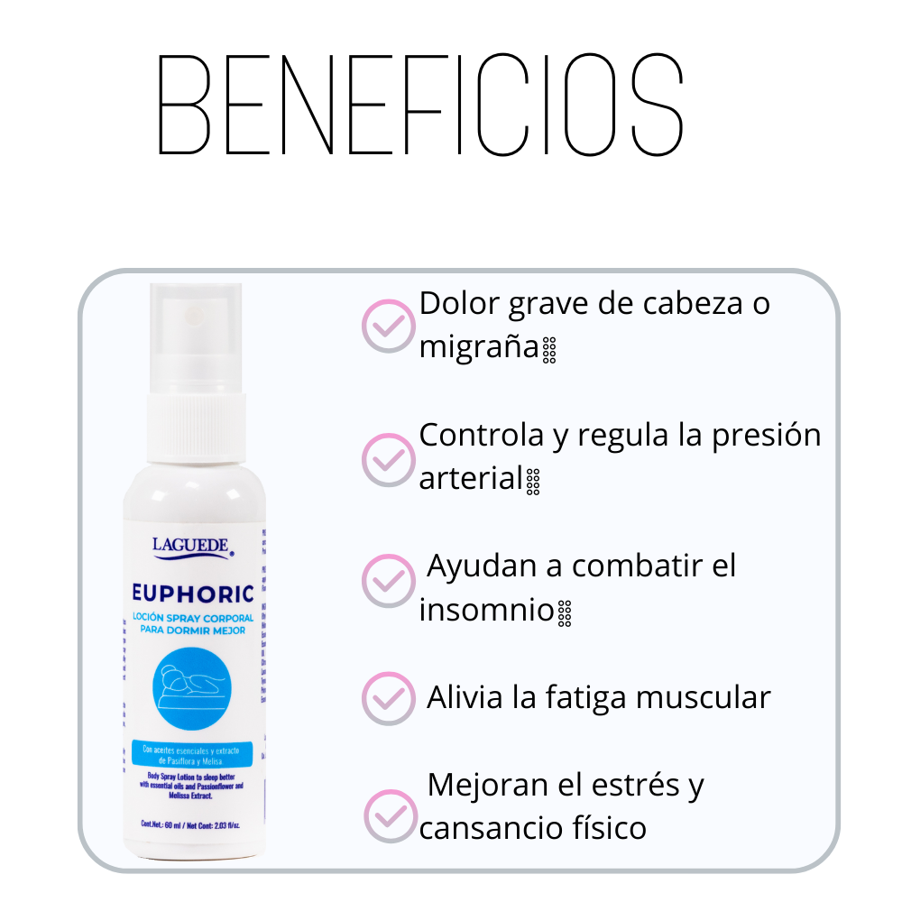 Aromaterapia Natural en Spray para Dormir Mejor Laguede