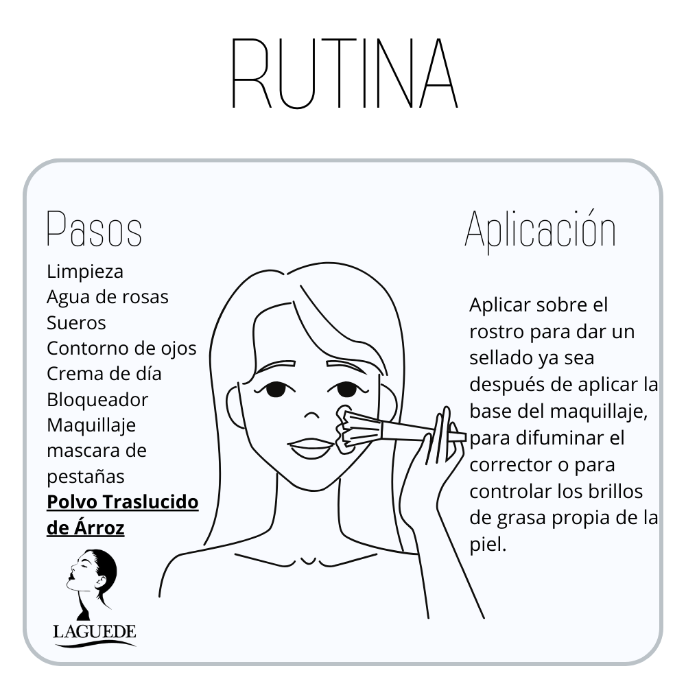 PolvoTraslúcido de Arroz Vibrant de Laguede.