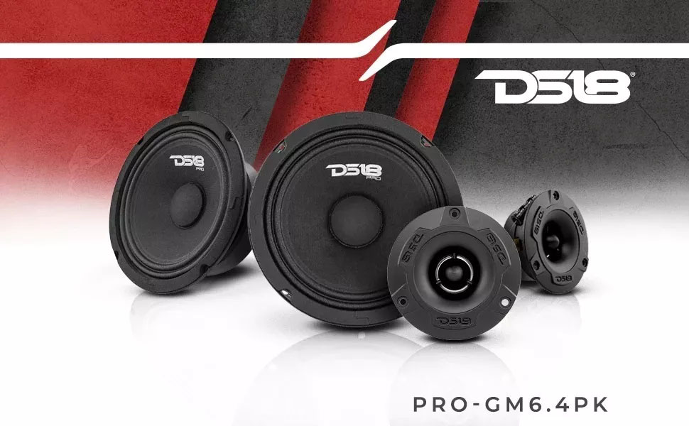 Set De Medios Ds18 Pro-gm6.4pk Gran Calidad Y Potencia.
