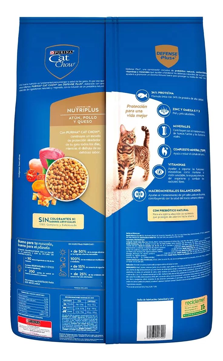 Alimento para Gatos Cat Chow 567903 Nutriplus 9 kg